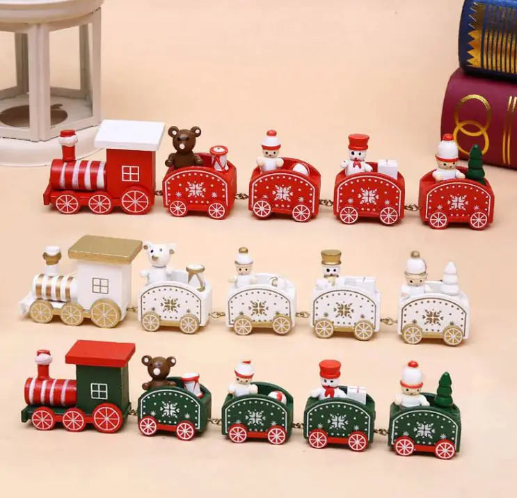 Holiday Express Wooden Train Ornament