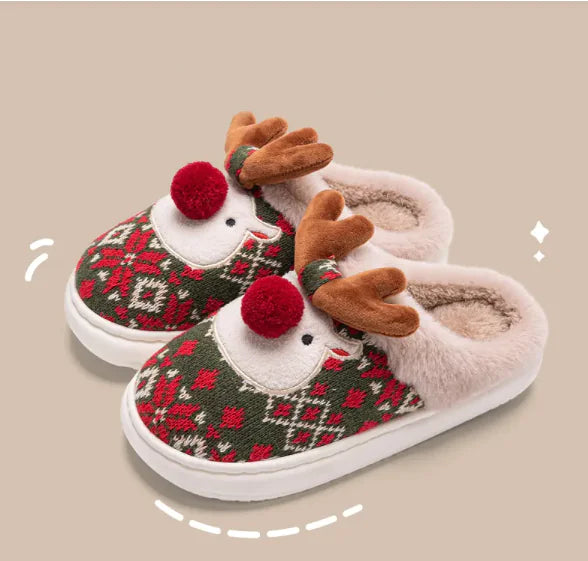Raindeer Plush Slippers